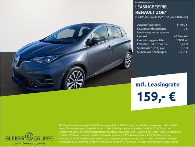 Renault ZOE R135 Intens R135/Z.E. 50 (Miet-Batterie)
