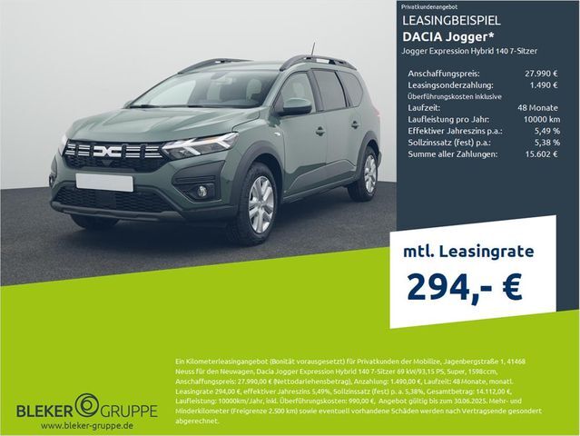 Dacia Jogger Expression Hybrid 140 7-Sitzer