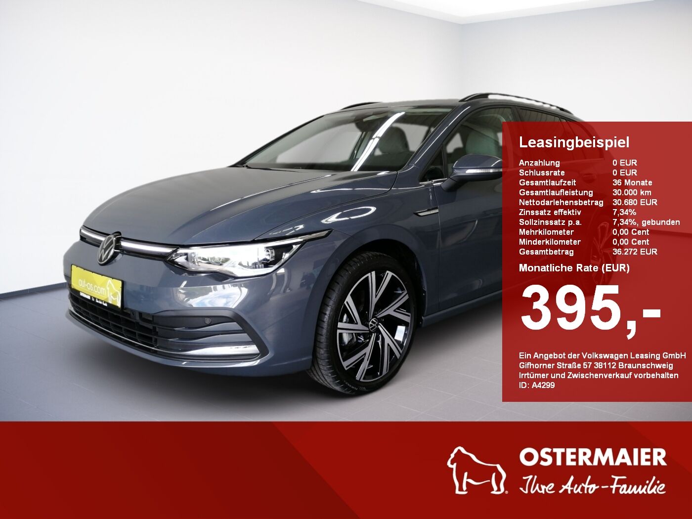 VW Golf VIII Variant STYLE 1.5eTSI 150PS DSG ACC.KA