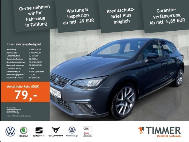 Seat Ibiza 1.0 TSI FR-LINE *LED *ACC *VIRTUAL *LM17