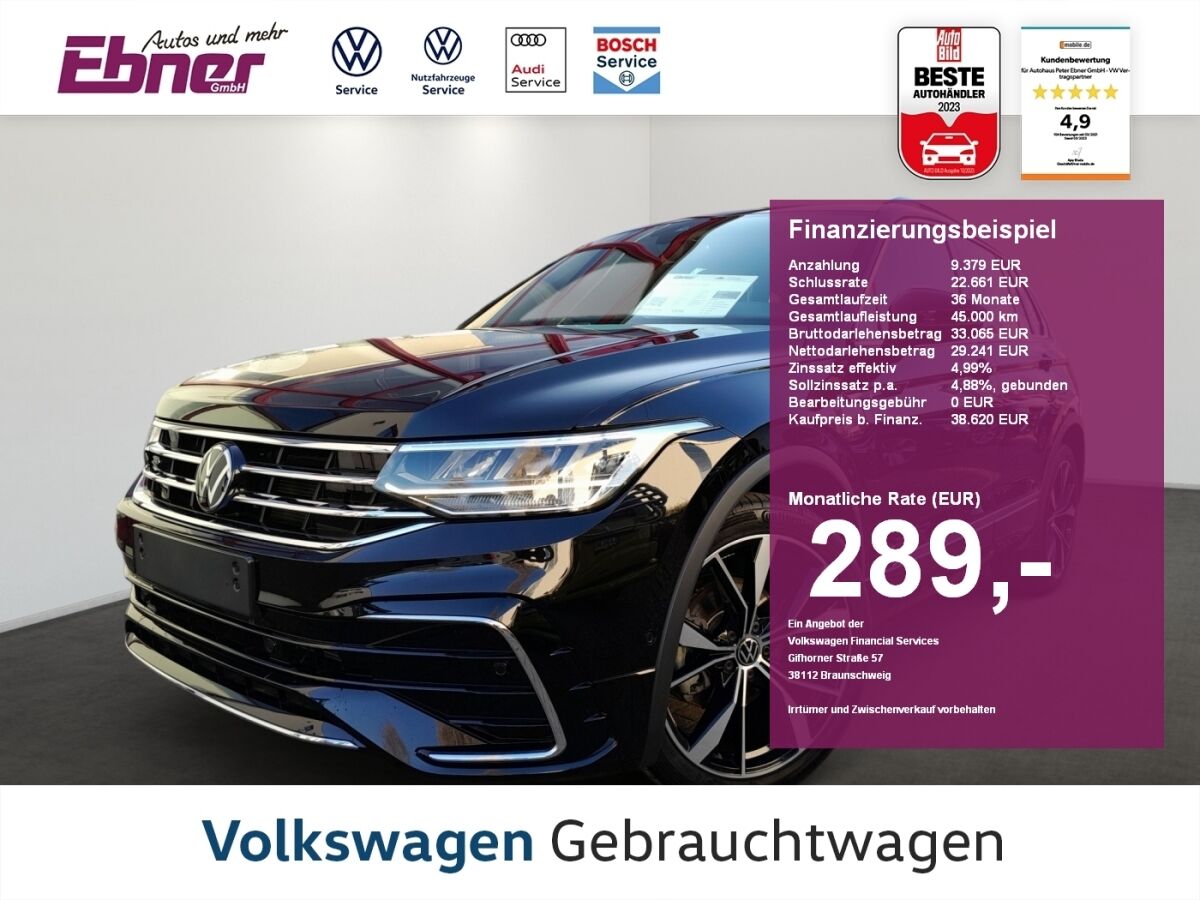 VW Tiguan R-LINE TSI DSG AHK+KAMERA+ACC+MATRIX+NAVI