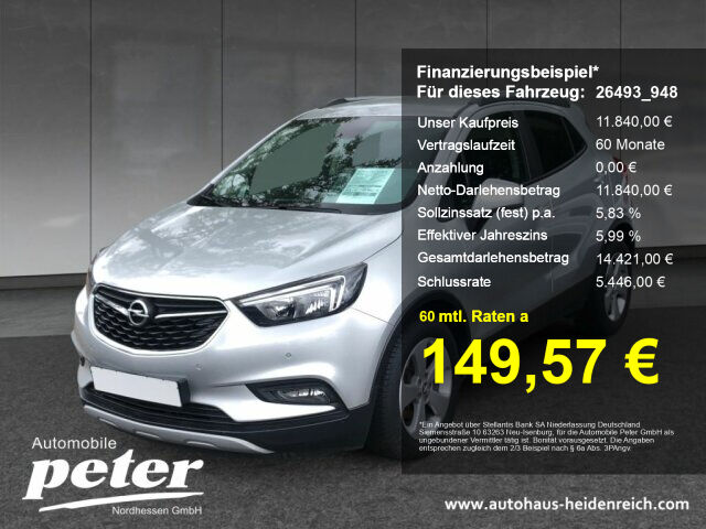 OPEL Mokka X 1.4 Turbo Edition Klima Sitzheizung