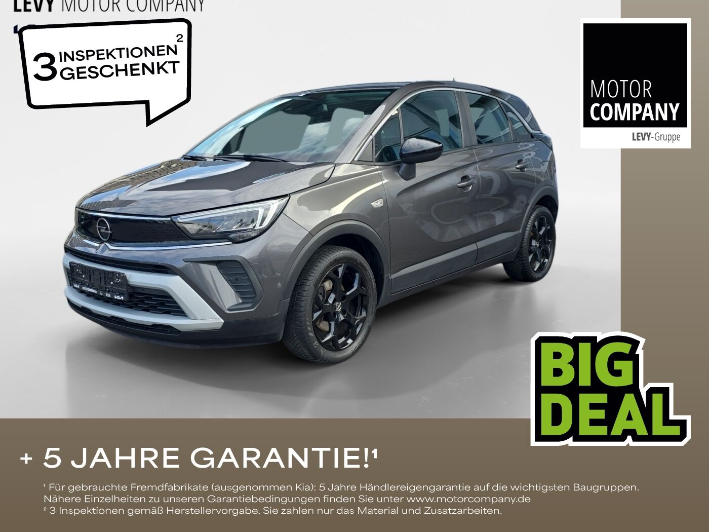 Opel Crossland 1.2 Turbo Elegance +Automatik+Alwetter