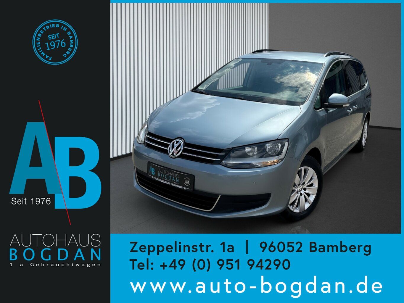 VW Sharan Comfortline 7 Sitzer*AHK*Tempomat*