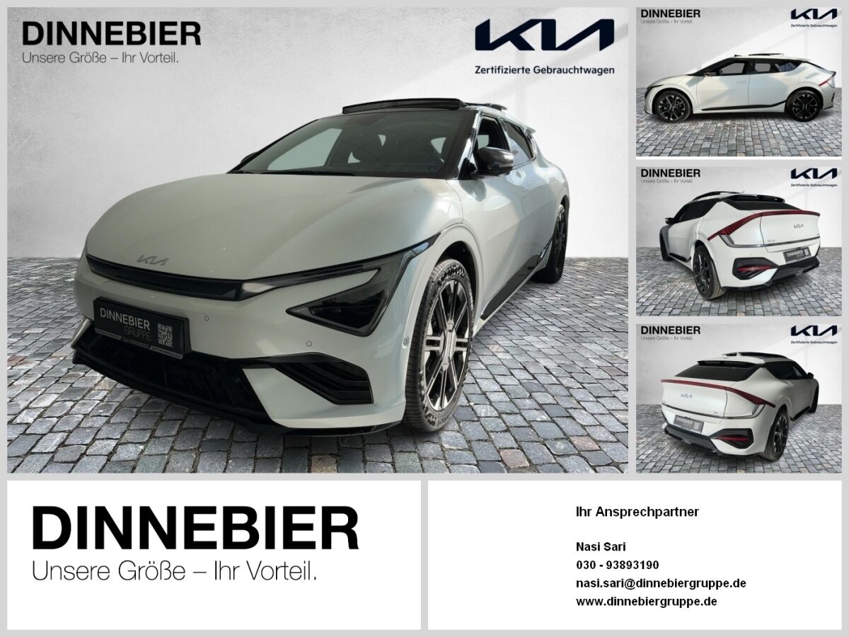 Kia EV6 GT-Line 84kWh RWD Glasdach+LED+360°Kamera