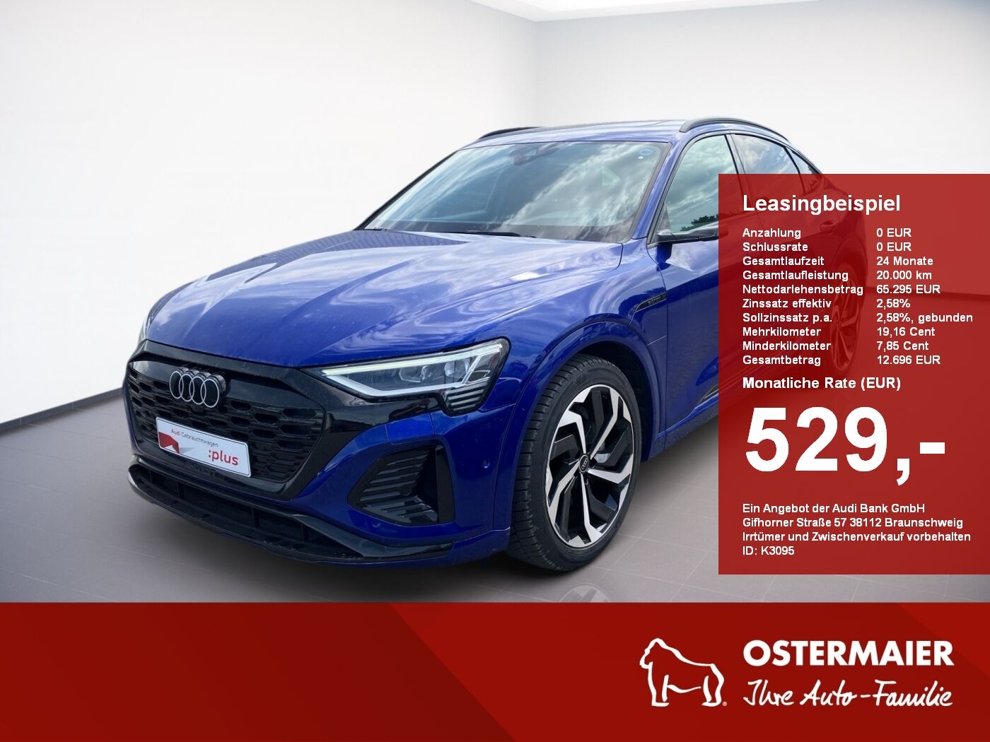 Audi Q8 e-tron Sportback S-LINE 55 QUATTRO 408PS.LED.