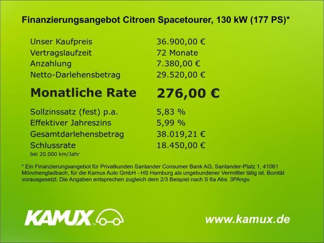 Citroen Spacetourer 2.0BHDi Aut.Plus XL+LED+8-SITZE+PDC