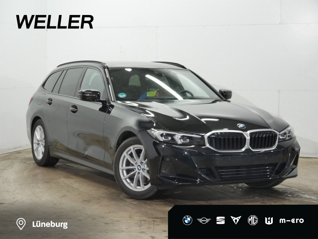 BMW 318d Touring AHK DrivAs LC+ SpoSi Leder Sitzhz LED