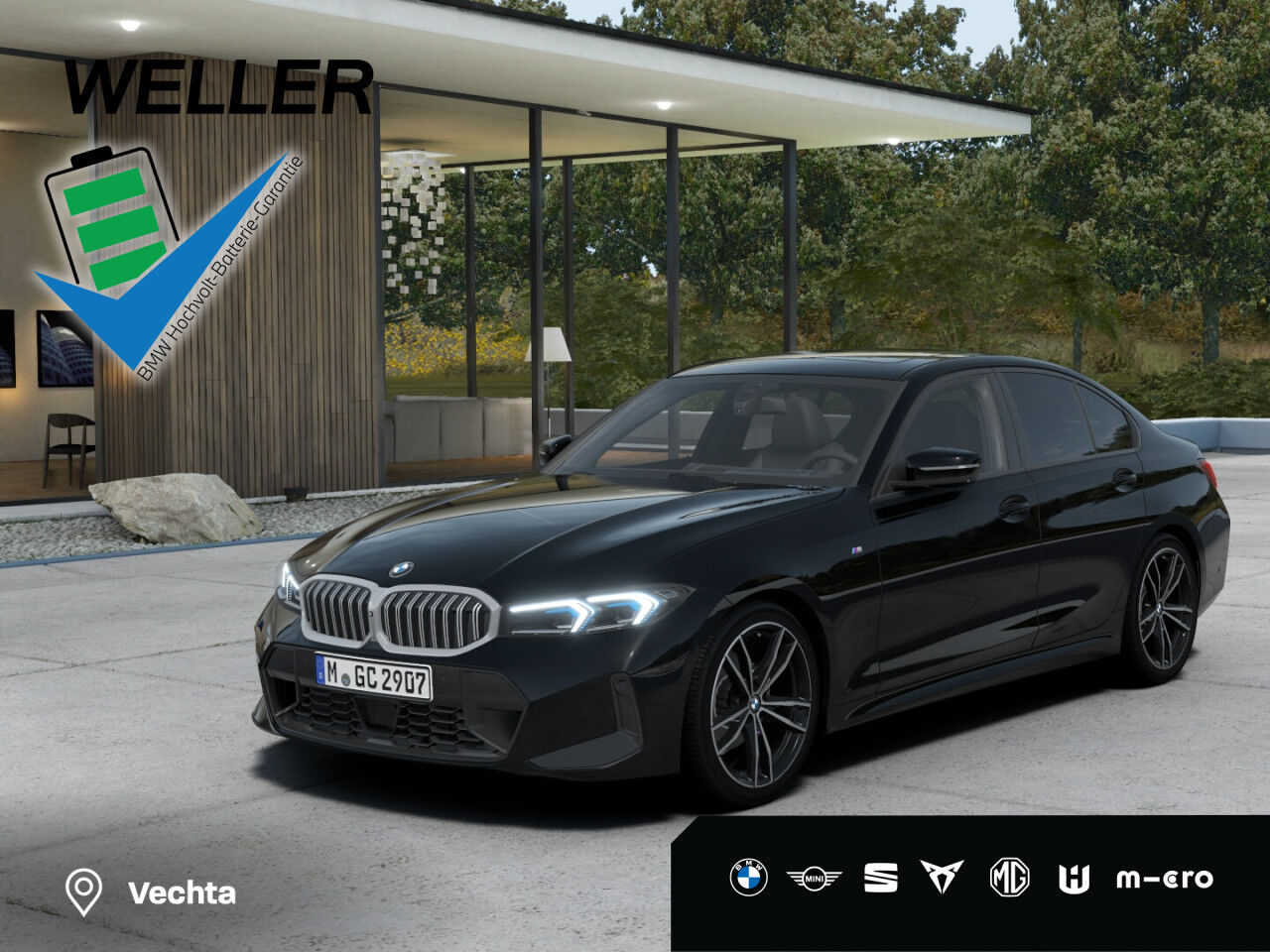 BMW 330i xDr M Sport LCI HUD,GSD,LCPr,ACC,Leder,360°