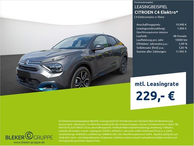 Citroen C4 Elektro motor e-Shine