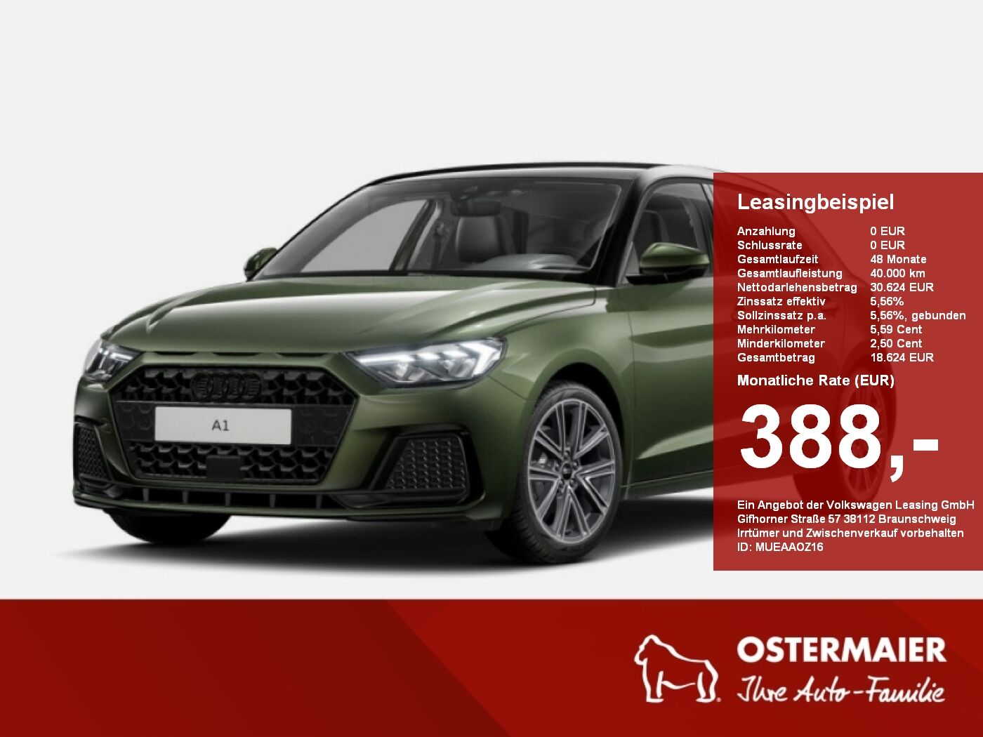 Audi A1 Sportback advanced 30TFSI 116PS PDC,KAMERA,LE
