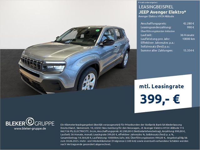 Jeep Avenger Elektro Altitude/Winterp/Komfort/Navi