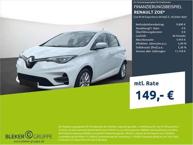 Renault ZOE R110 Experience R110/Z.E. 50 (Miet-Batterie