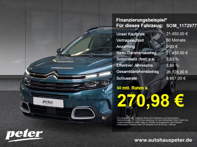 CITROEN C5 Aircross Shine HDi130 AT +Kamera+Navi+SHZ+LED