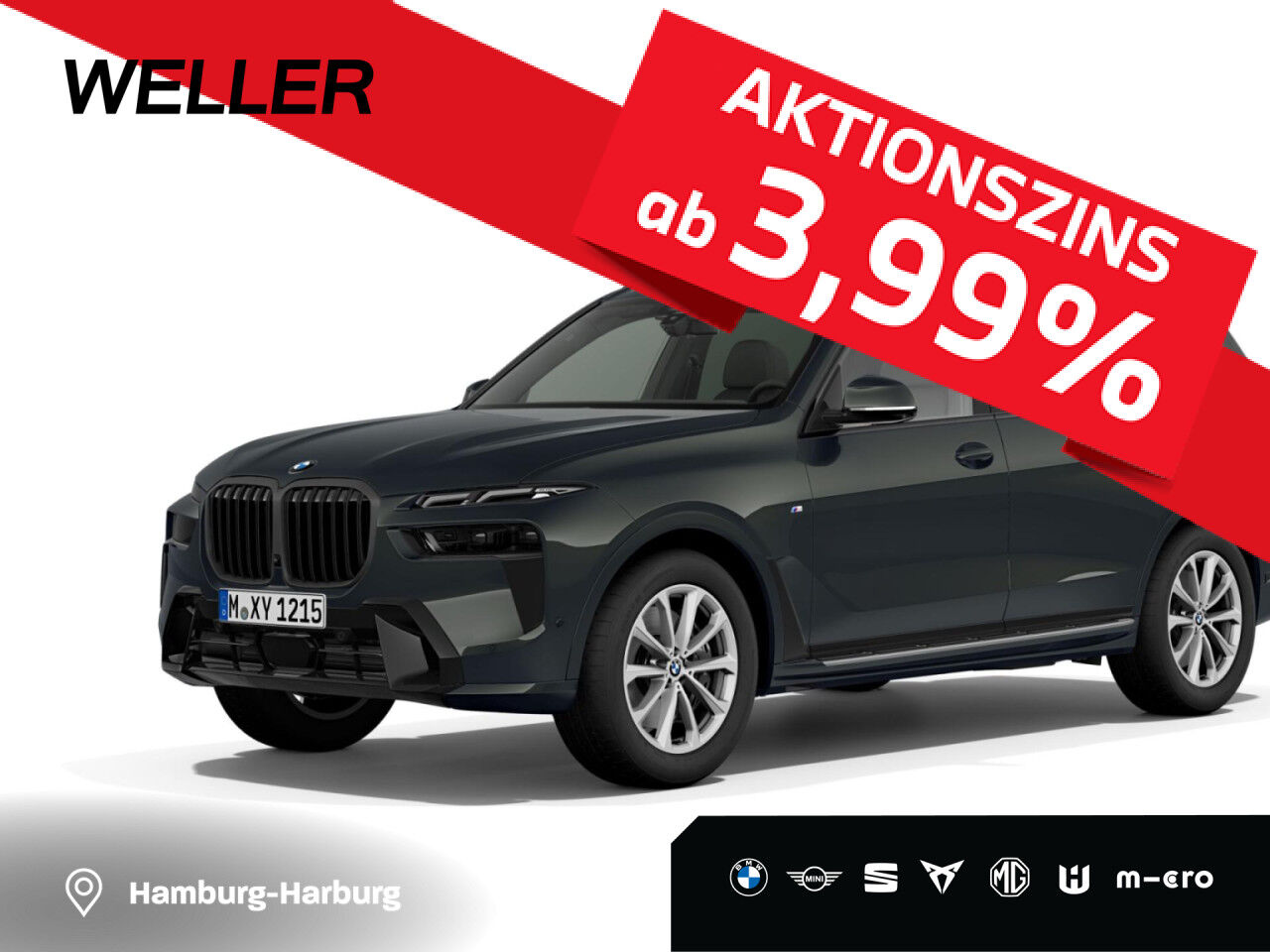 BMW X7 xDrive 40dA M SPORT PRO Sportpaket Bluetooth