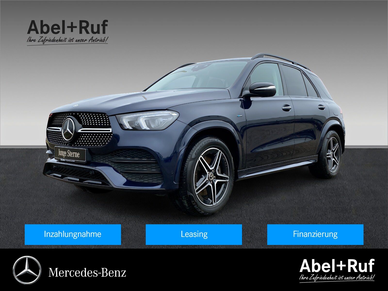 MERCEDES-BENZ GLE 350 de 4M AMG+MULTI+NIGHT+DISTR+Memo+360+AHK