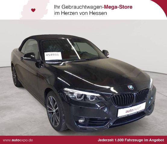 BMW 218i Cabrio Sport Line NAV SHZ PDC