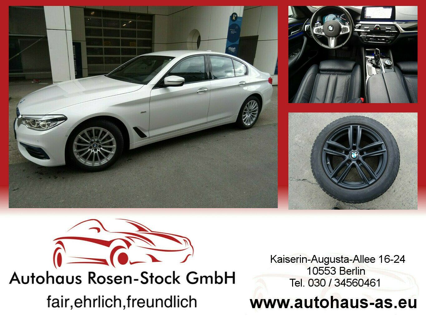 BMW 530i Sport,SAG,Leder,360°,ACC,Parken mit FB