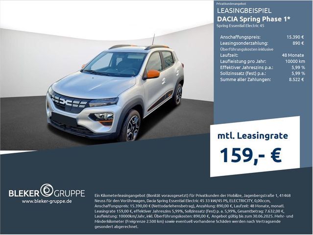 Dacia Spring Phase 1 Spring Essential Electric 45