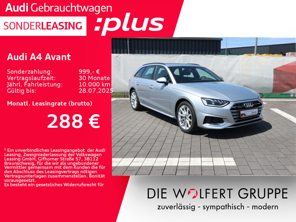 Audi A4 Avant advanced 40 TFSI quattro S tronic ACC