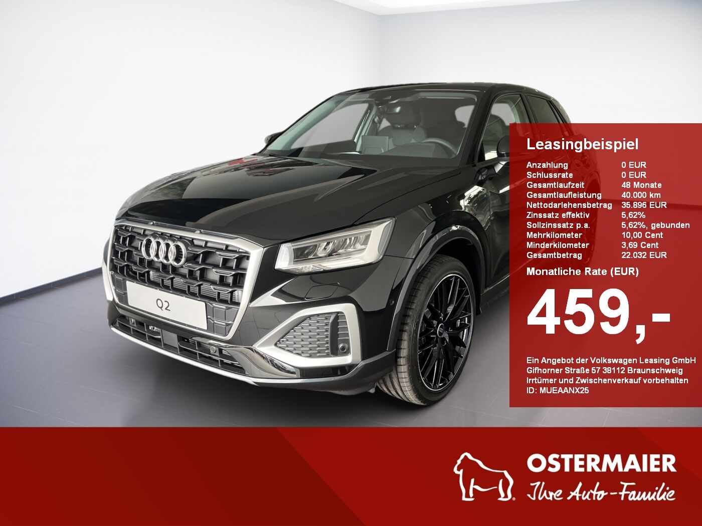 Audi Q2 advanced 30TDI Schaltgetriebe 116PS PDC,GRA,K