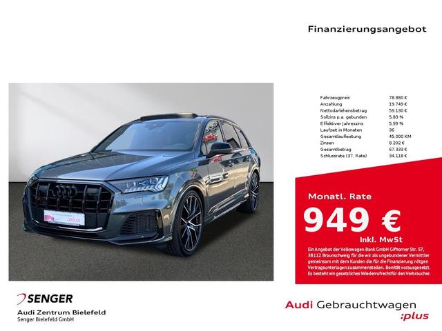 Audi SQ7 4.0 TDI quattro Matrix B&O Pano. AHK 7-Sitze