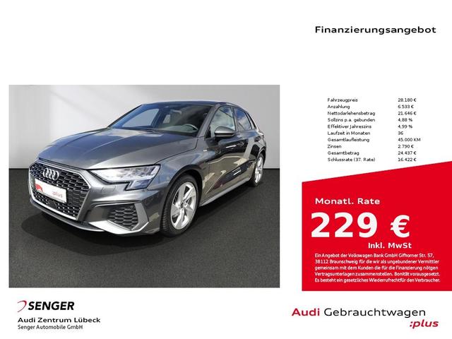 Audi A3 Sportback 35 TFSI S line Navi B&O Business-P.