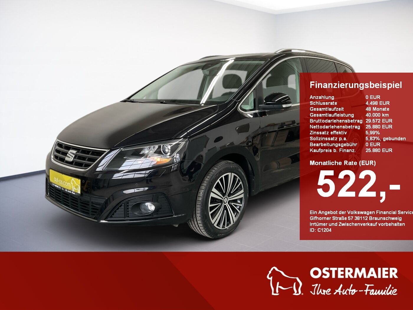 Seat Alhambra 20th Anniversary 2.0TDI 184PS DSG 4DRIV