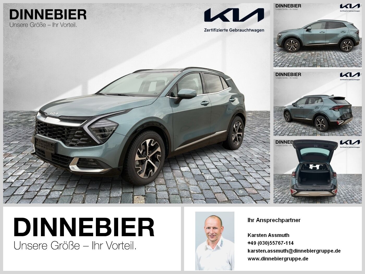 Kia Sportage Spirit 1.6T LED+360°+Glasdach+Navi