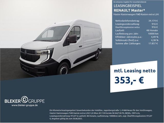 Renault Master Kastenwagen FWD Kasten extra L2H2 3,5t B