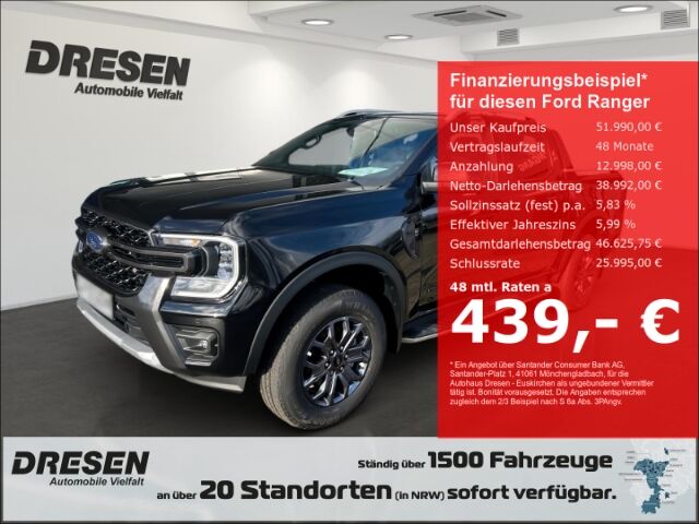 Ford Ranger Wildtrak 2.0 EcoBlue 205PS El. Rollo/B&O/