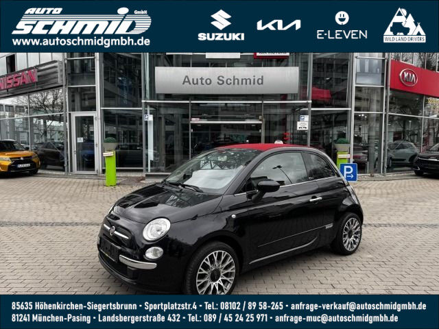 Fiat 500 C 1.2 CABRIO LOUNGE PDC|ALU 16 ZOLL|DACH ROT