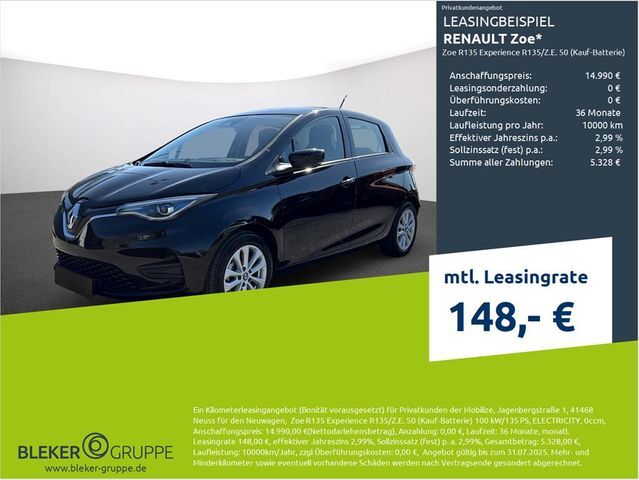 Renault ZOE R135 Experience R135/Z.E. 50 (Kauf-Batterie