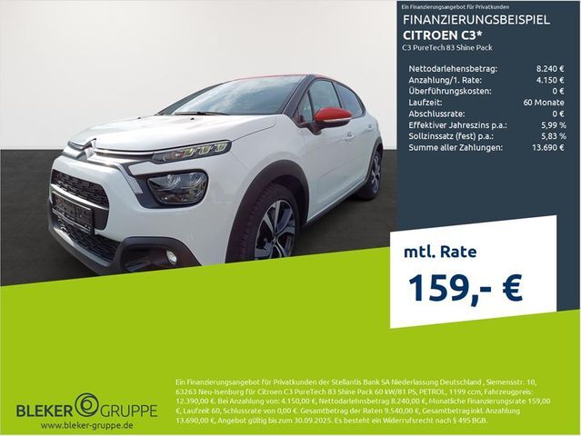 Citroen C3 PureTech 83 Shine Pack