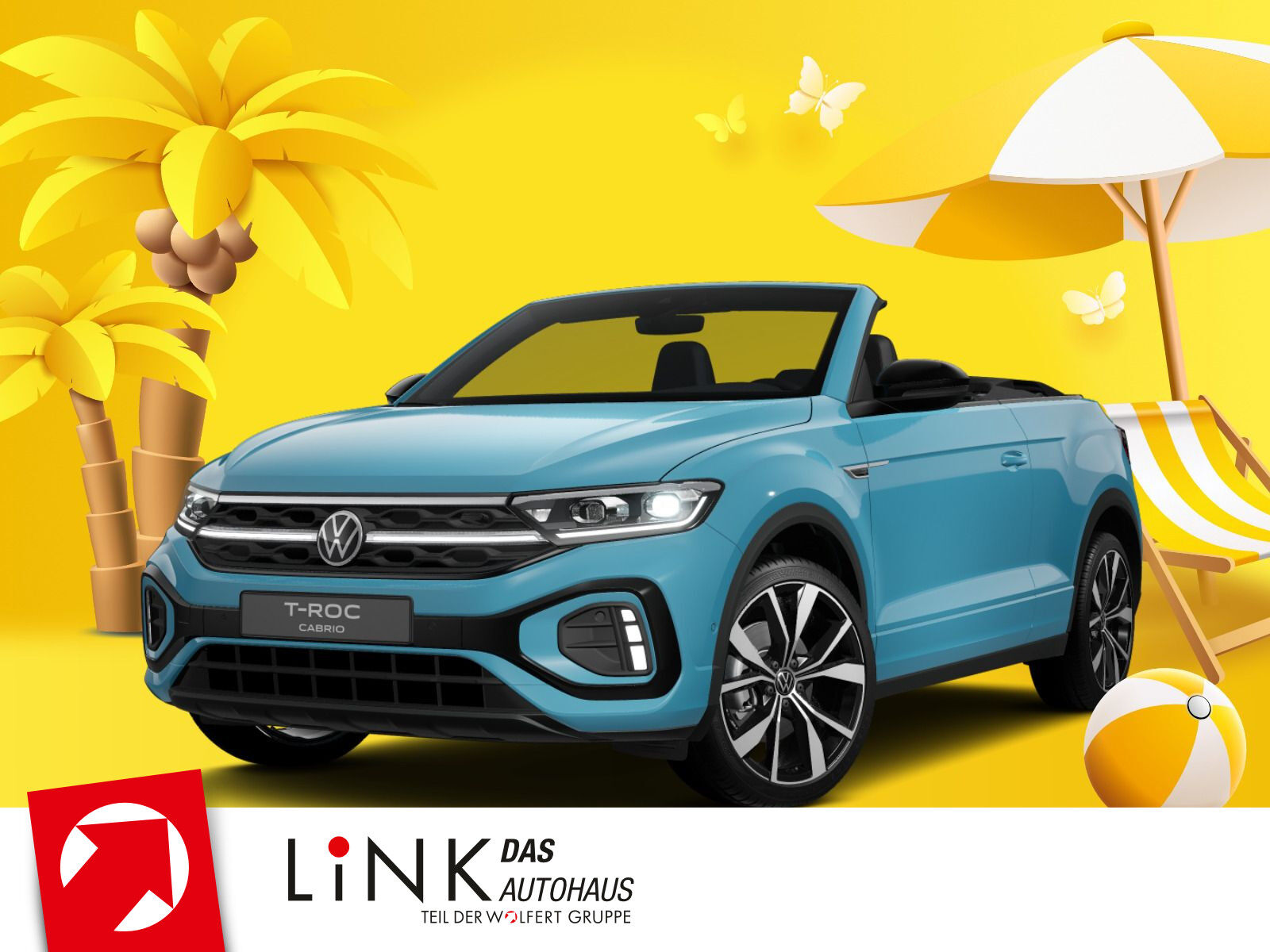 VW T-Roc Cabriolet R-Line 1.5 TSI OPF (150 PS) DSG