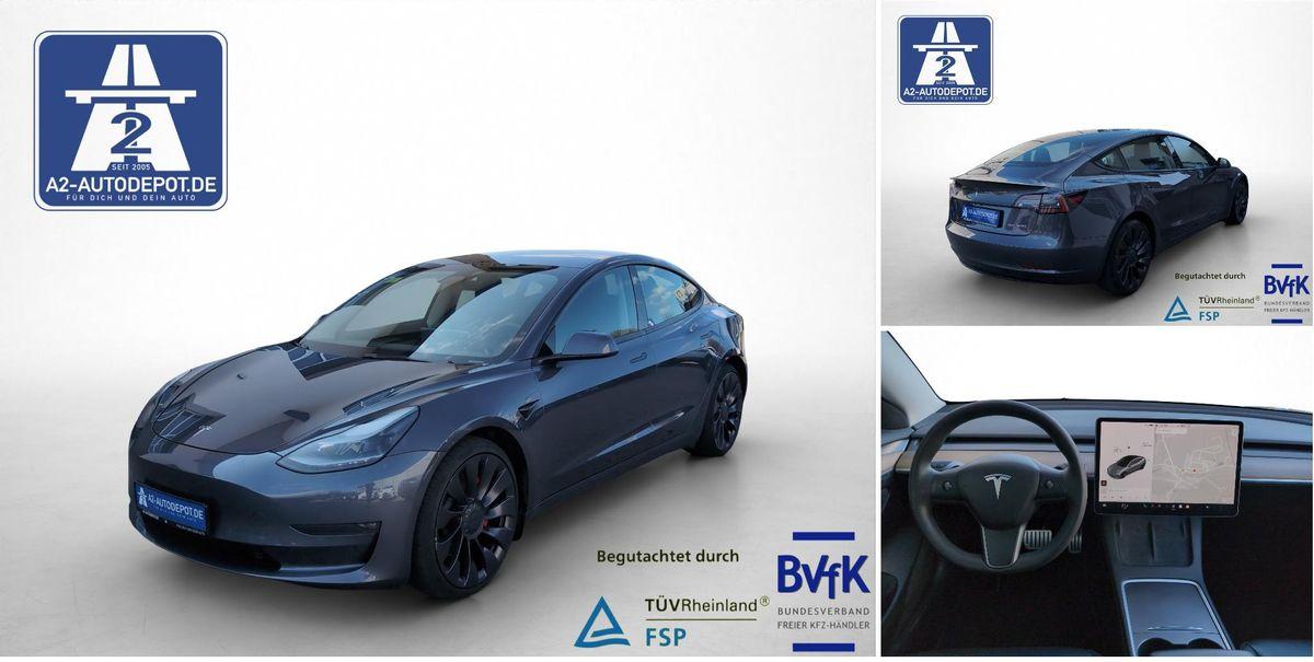 Tesla Model 3 Performance Dual AWD PANO LEDER LED 1HD MWST