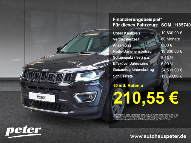 JEEP COMPASS Limited 1,3l Gse T4 110kW (150PS) DCT 4x2 E6d