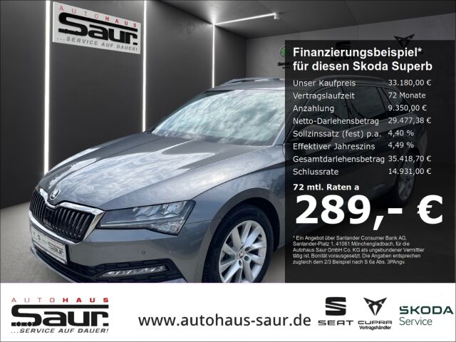 Skoda Superb Combi Ambition 1.5 TSI DSG SONDERZINS PDC