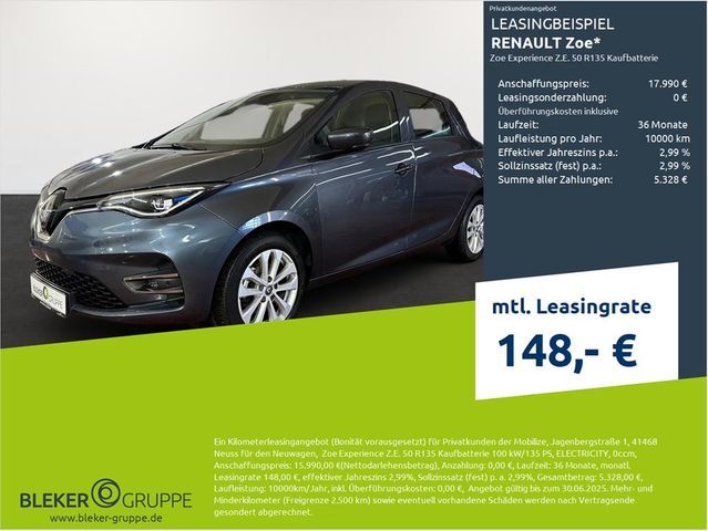Renault ZOE Experience Z.E. 50 R135 Kaufbatterie