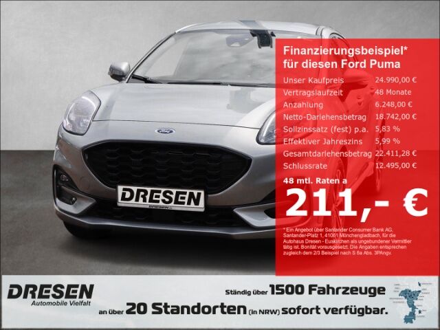 Ford Puma 1.0 EcoBoost Mild Hybrid ST-Line Navi*PDC*L