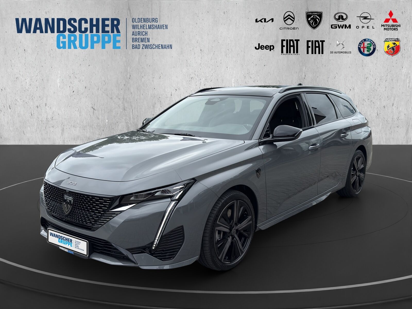Peugeot 308 180 SW GT 360+Kam.+KeyLess+LED+Massage+Navi