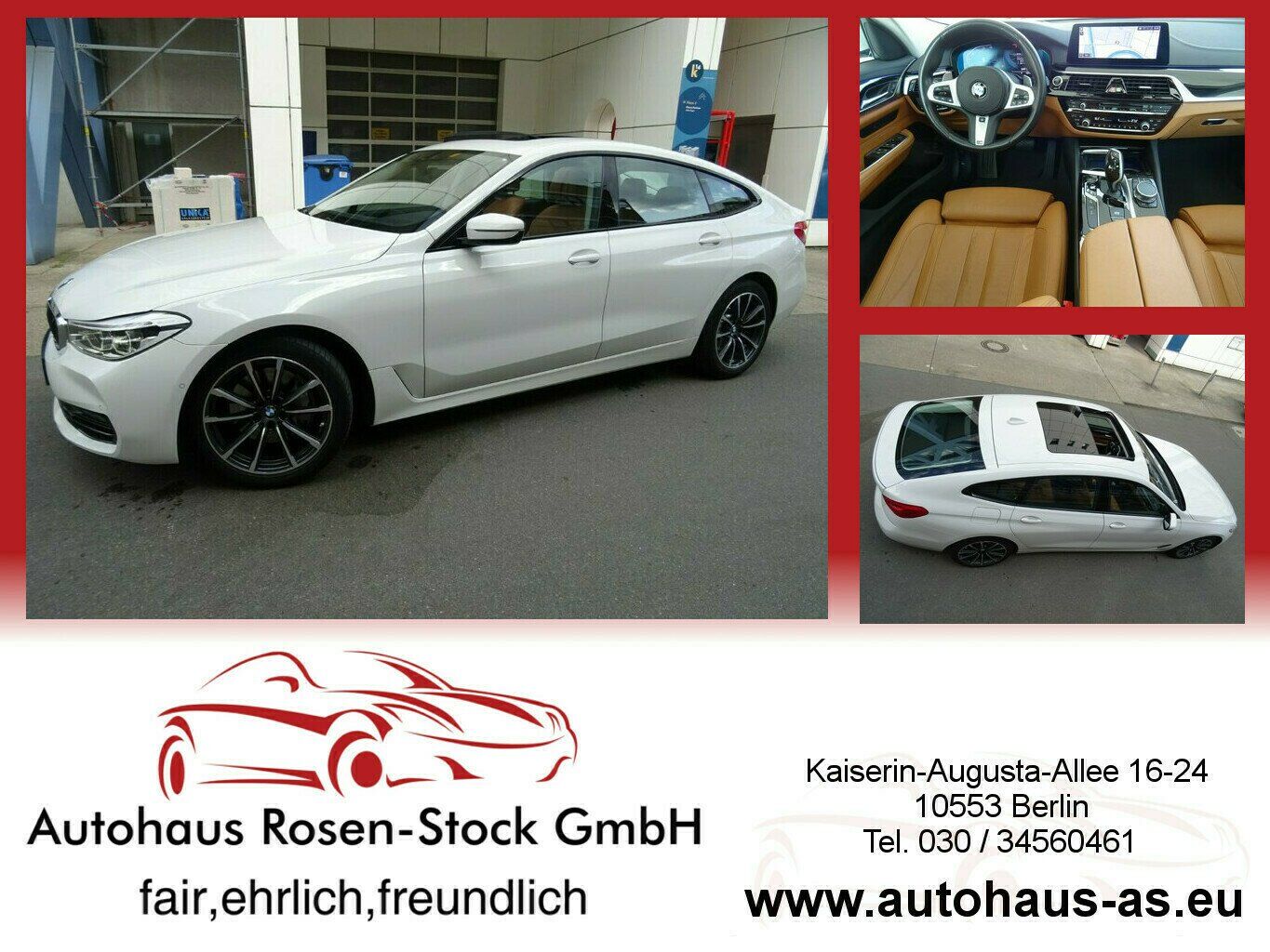 BMW 640 Gran Turismo i Sport,SAG,Leder,360°,ACC,Pano