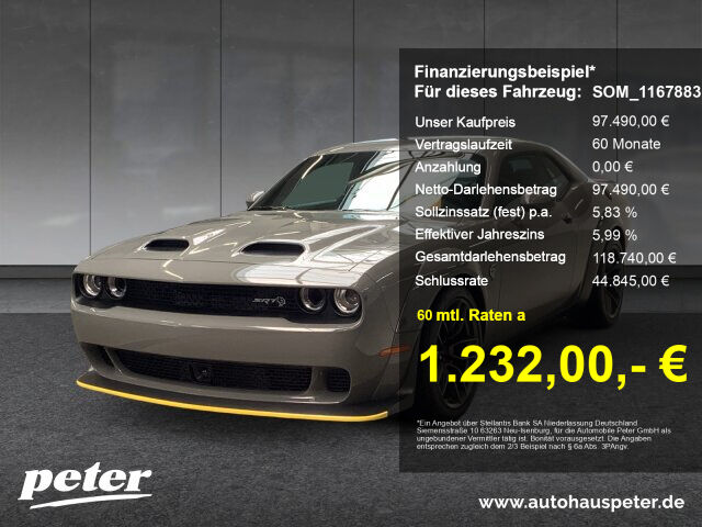 DODGE Challenger SRT Hellcat Jailbreak Widebody