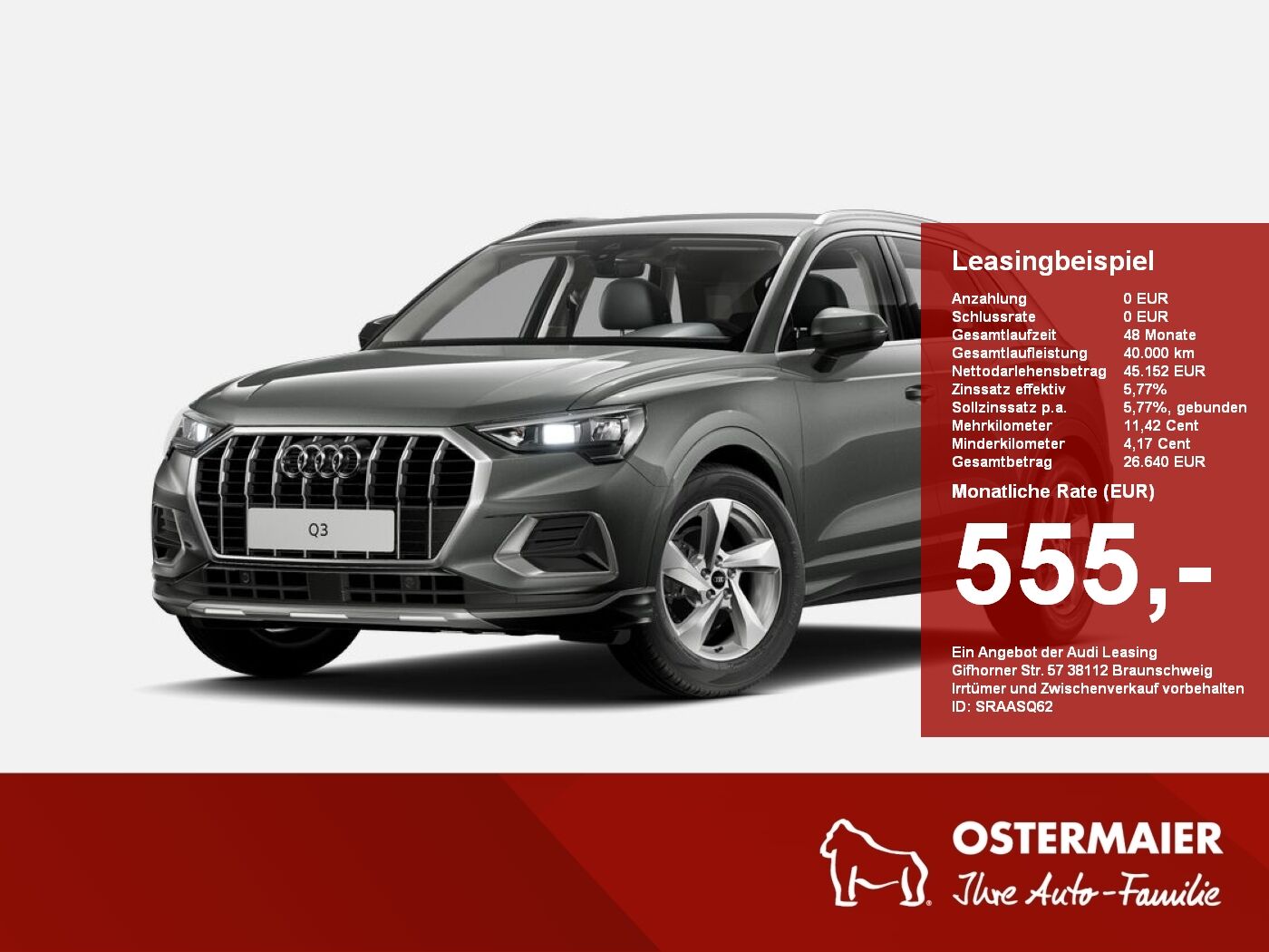 Audi Q3 advanced 35 TDI 110(150) S tronic