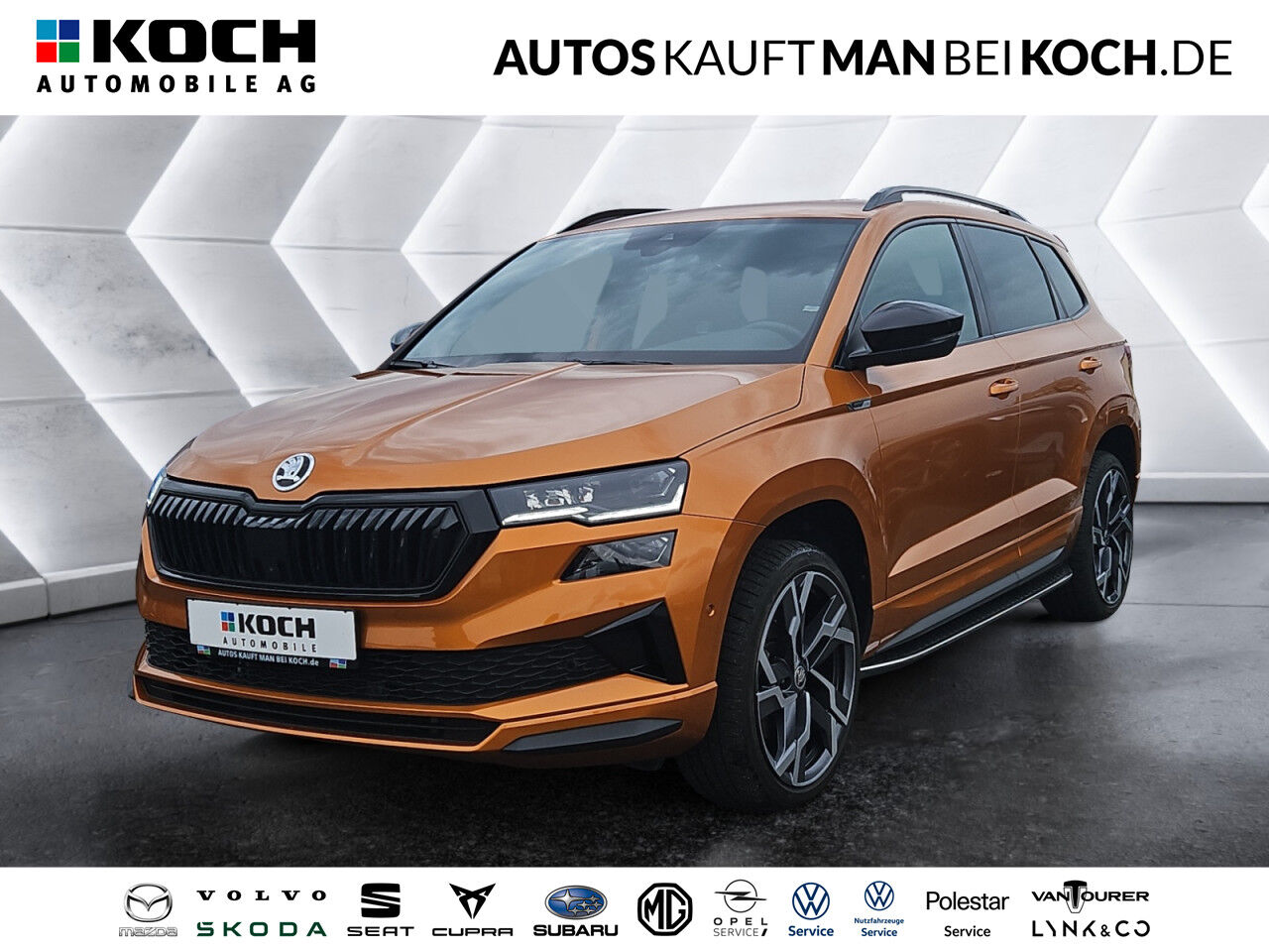 SKODA Karoq 1.5 TSI ACT Sportline PANO SIDESTEPS 19" LED