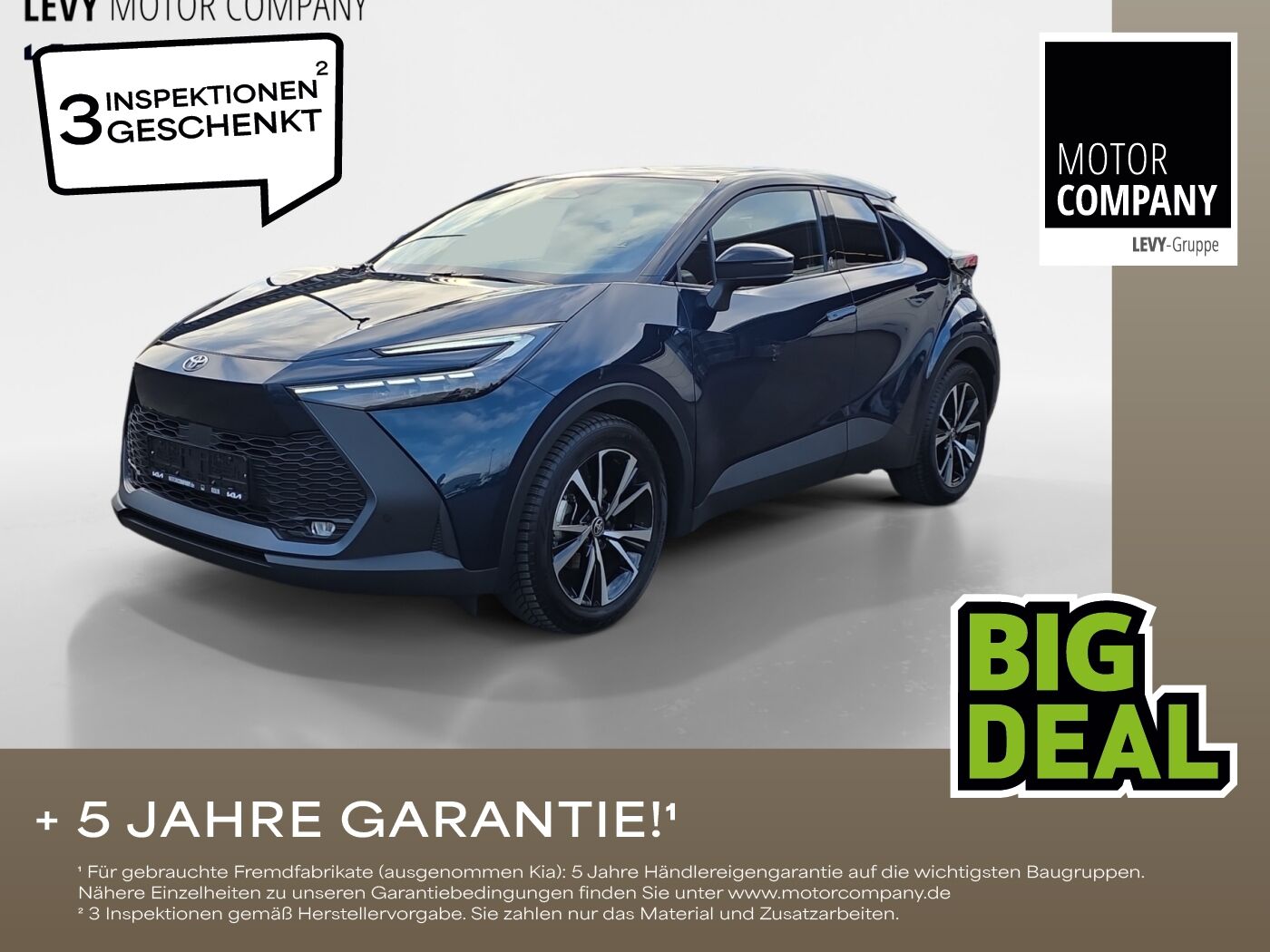 Toyota C-HR 1.8 Hybrid Team Deutschland MY24+Navi+R.Kam