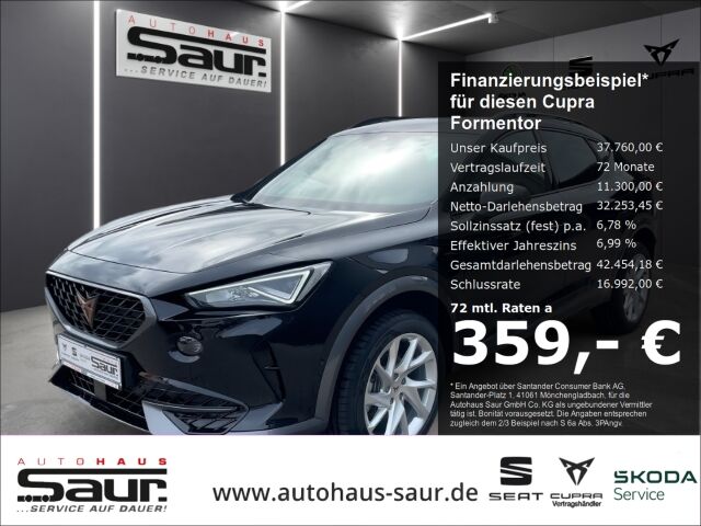 Cupra Formentor 2.0 TDI 4Drive DSG NAVI RÜCKFAHRKAMERA