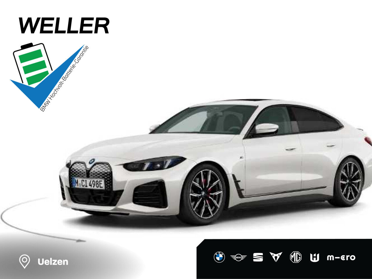 BMW i4 eDrive40 Gran Coupé M-Sport Pro ACC GSD HK 19"