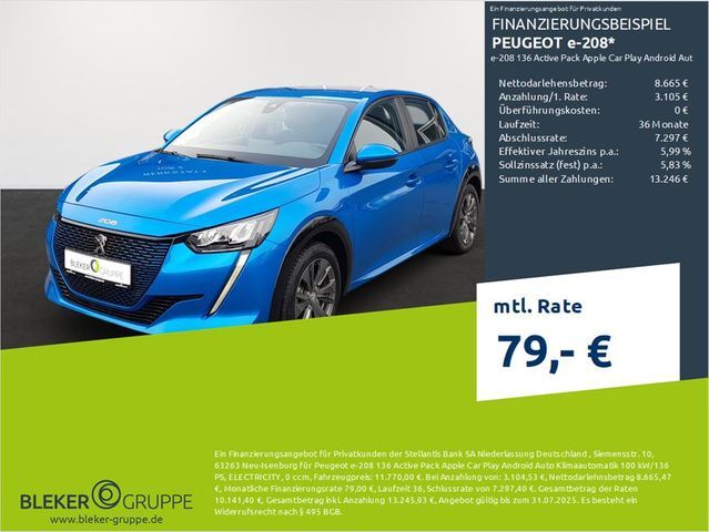 Peugeot e-208 136 Active Pack
