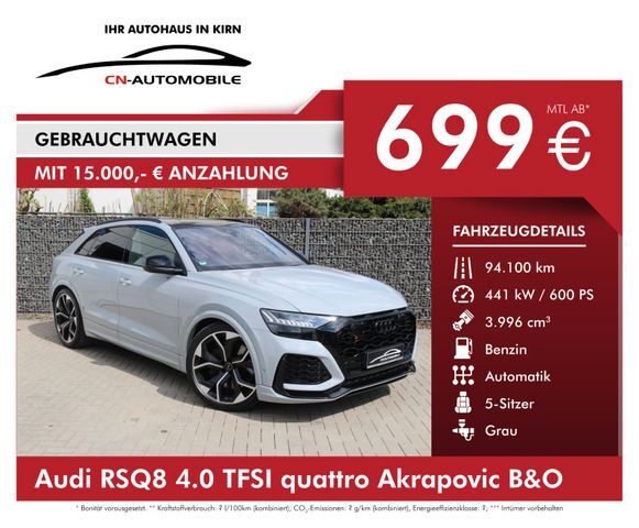 Audi RSQ8 RS Q8 4.0 TFSI quattro Akrapovic B&O